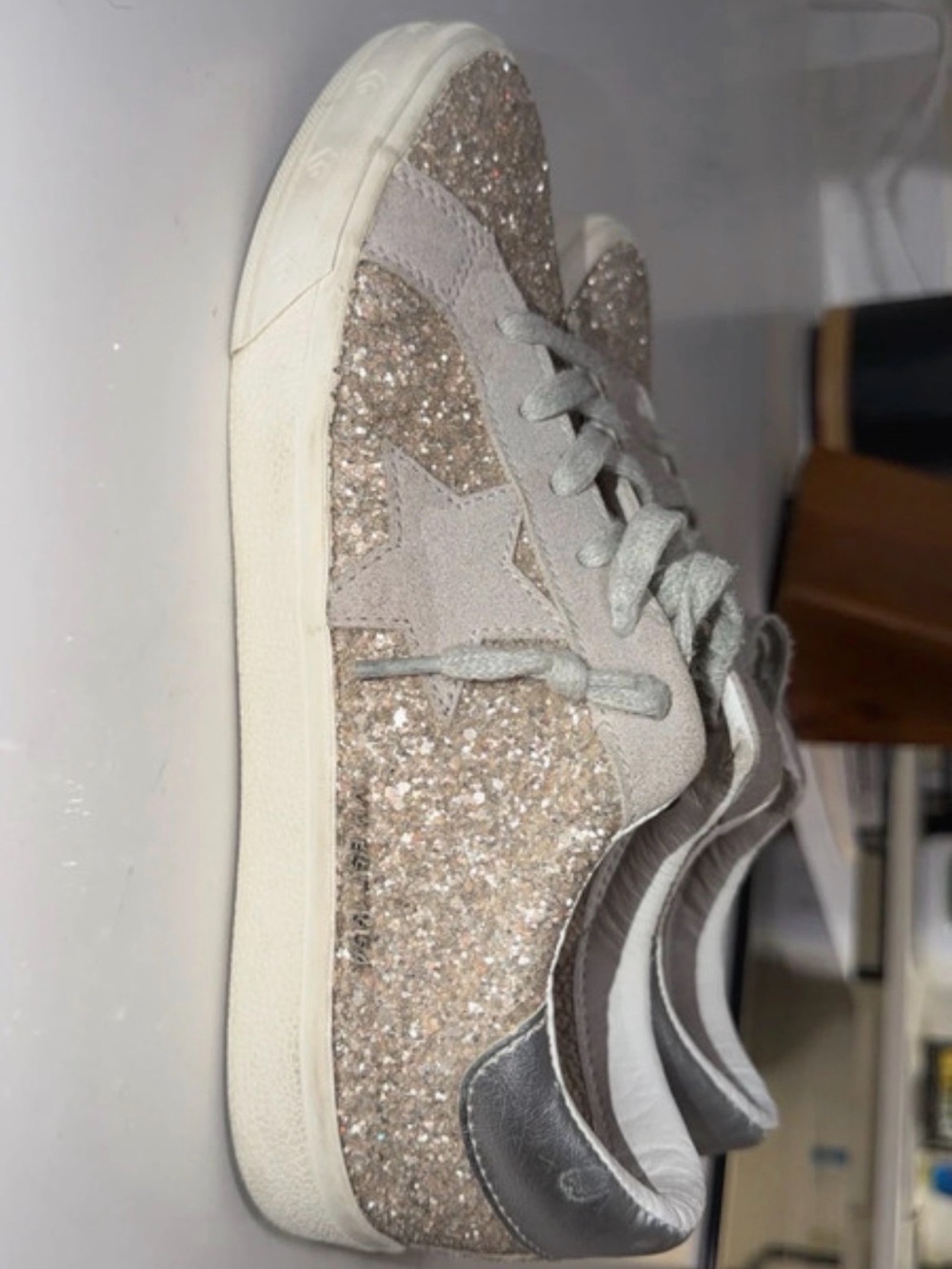 Vintage Havana Chunky Glitter Star Low-Top Sneakers - Multi
